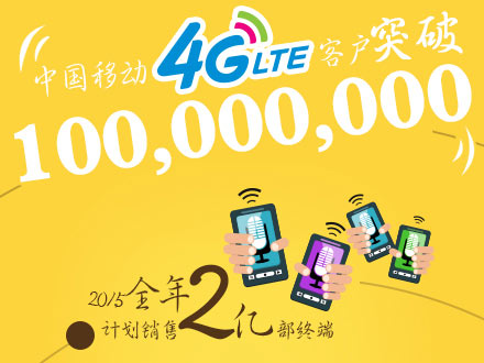 中移動4G用戶破億，70萬釘子戶無法升4G