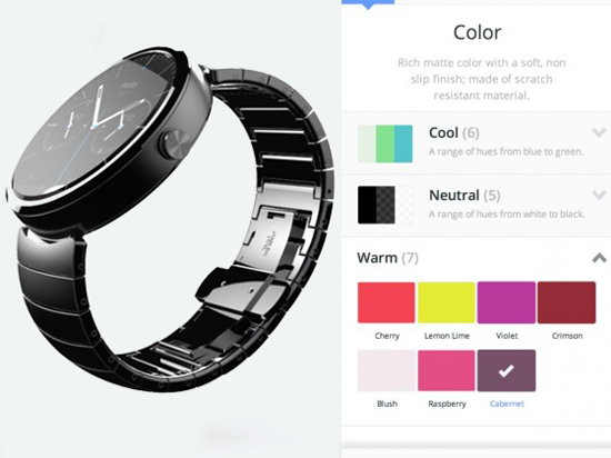 Moto Maker：個性化定制你的Moto360