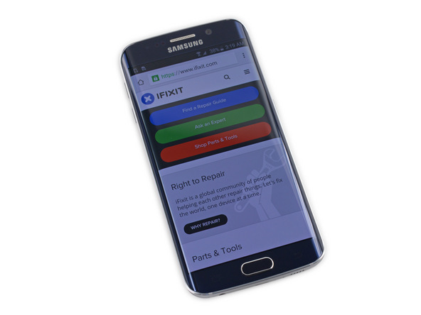 Galaxy S6 Edge拆解：膠水用太多 維修難