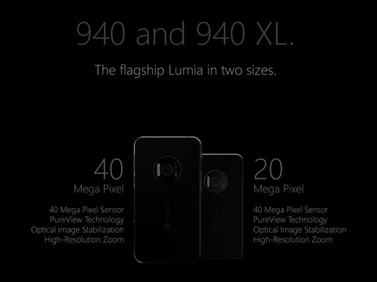 4000萬(wàn)像素+無(wú)邊框，微軟Lumia 940概念圖曝光