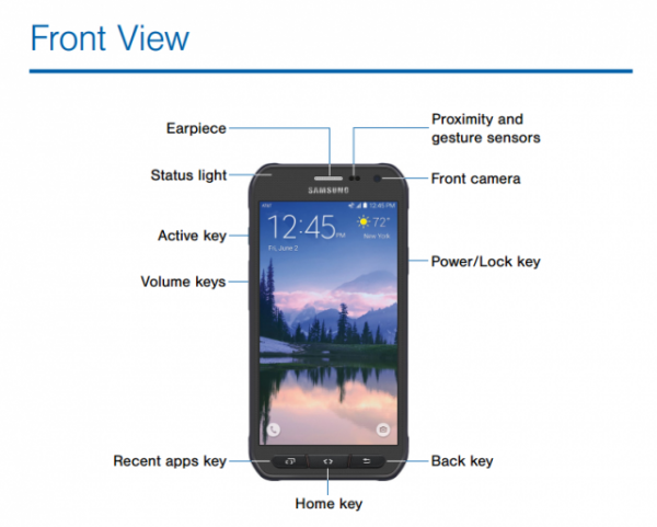 Galaxy S6 Active現(xiàn)身三星官網(wǎng) 用戶手冊(cè)曝光