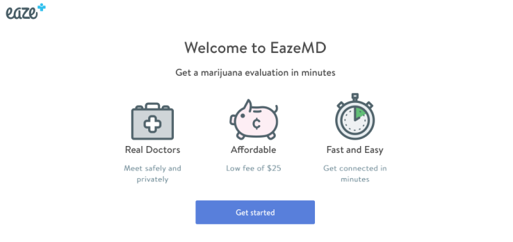  EazeMD一推出，獲得大麻似乎更容易了