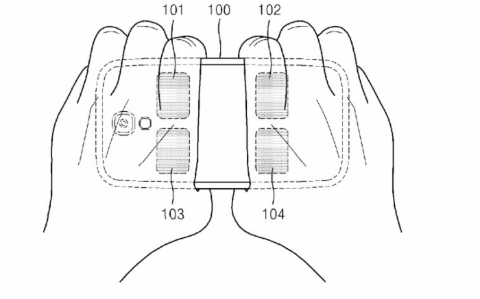 三星新專利曝光：握緊手機(jī)就能檢測(cè)體脂率