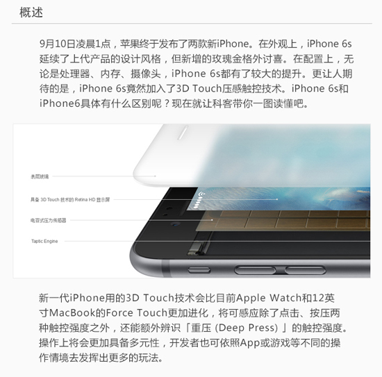 圖姐：一圖看懂iPhone 6s和6s Plus，準(zhǔn)備錢買買買吧