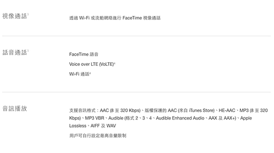 依舊被閹割 國行版iPhone 6s不支持FaceTime Audio