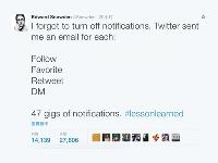 斯諾登有多火？Twitter的郵件已達(dá)47GB