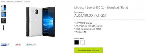 微軟Lumia 950/950XL各地售價差距高達(dá)1500