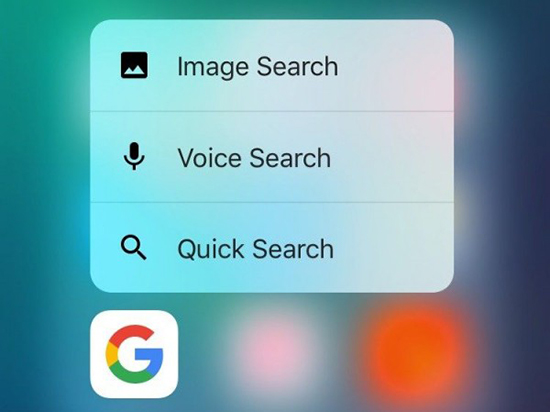 戰(zhàn)術(shù)滲透？新Google應(yīng)用將全面支持3D Touch