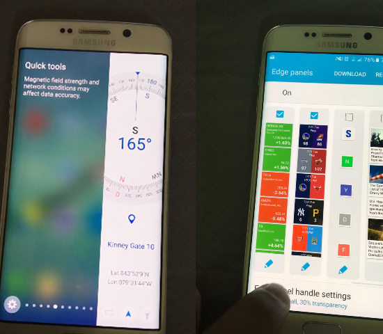 Galaxy S6 edge安卓6.0.1升級：曲面屏功能大幅度提升