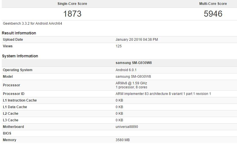 Exynos 8890跑分首秀：竟不如高通820和麒麟950！