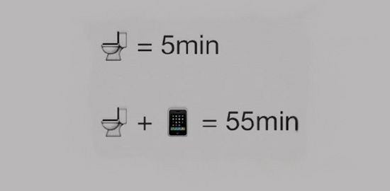騷年們！讓手機盡量遠離廁所吧