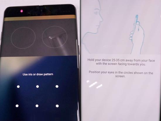 三星Note 7黑科技：虹膜識別超強 技術(shù)碾壓國產(chǎn)