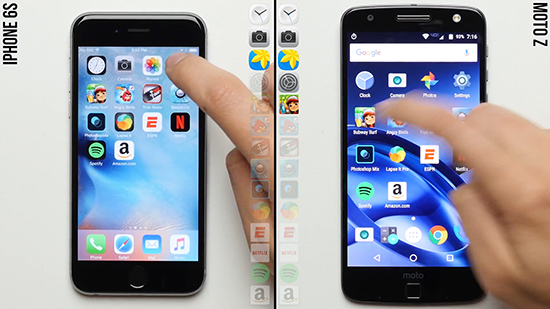 速度測試：iPhone 6s竟無情碾壓Moto Z