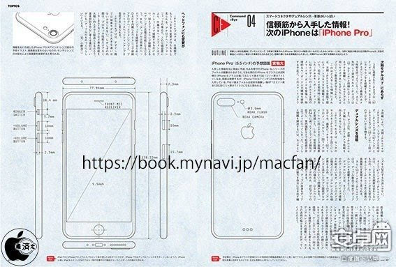 iPhone 7設(shè)計圖紙泄露！外形設(shè)計出乎意料