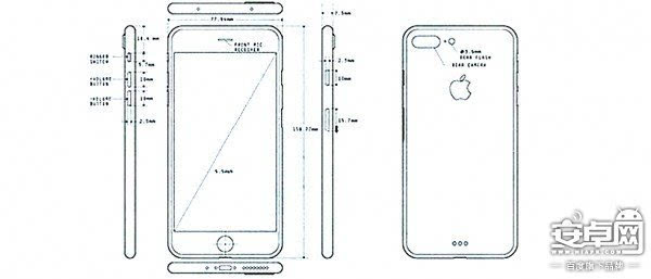 iPhone 7設(shè)計圖紙泄露！外形設(shè)計出乎意料