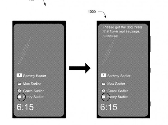 微軟新專利：允許手機在鎖屏情況下顯示更多信息