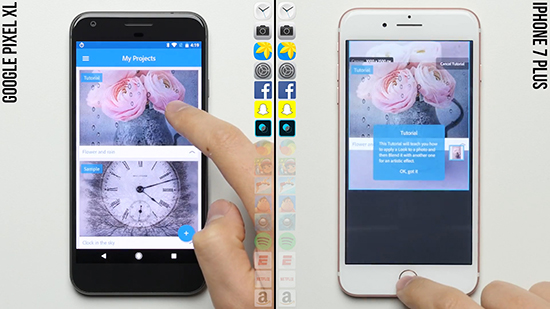速度對(duì)比：iPhone 7 Plus秒殺谷歌Pixel XL