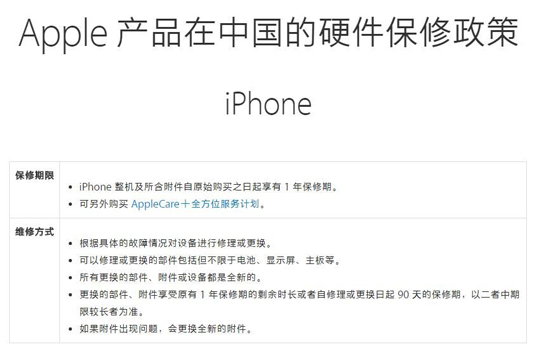 蘋果終于更改iPhone保修政策：以換代修成絕唱