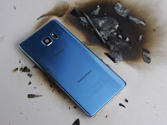 三星Note 7還有戲？屏幕燒毀了但電池還沒爆