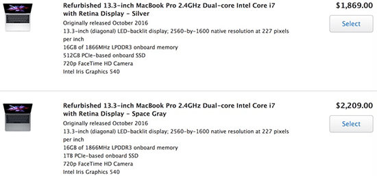 MacBook Pro也出翻新機(jī)了！最便宜也要上萬