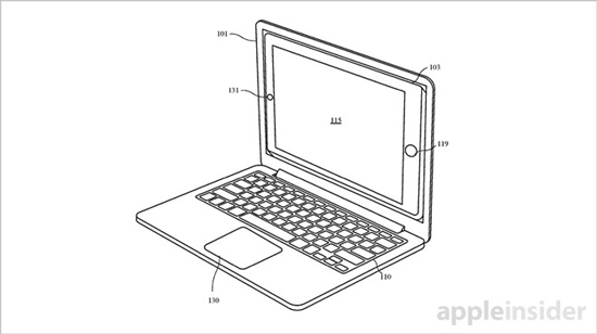 腦洞大開！蘋果新專利能把iPhone瞬間變筆記本