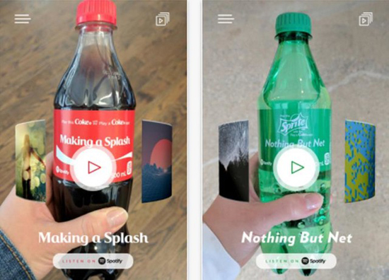 掃一下動(dòng)起來(lái)！可口可樂推出AR播放器：邊喝邊嗨