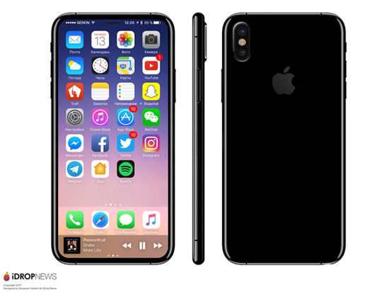 iPhone 8發(fā)售時(shí)間再曝光 同時(shí)還有更多配置情報(bào)流出