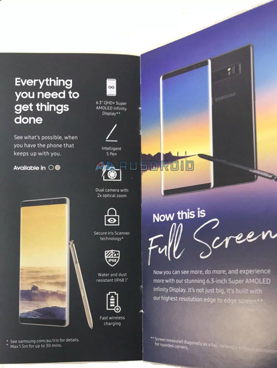 Galaxy Note8意外“發(fā)布”：三星泄密起來(lái)連自己都怕！