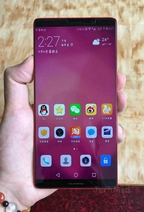 比iPhone X更好用？華為Mate 10正面外觀曝光：屏占比讓人沸騰