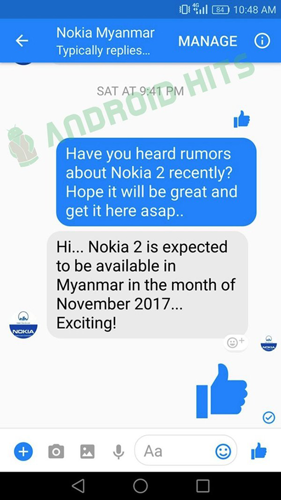 HMD入門機(jī)Nokia 2何時推出？諾基亞：11月份見