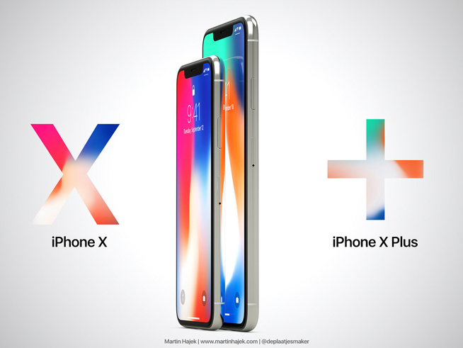 6.7寸iPhone X Plus概念機圖賞：設(shè)計照搬？看了內(nèi)心毫無波動