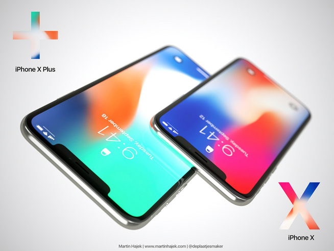 6.7寸iPhone X Plus概念機圖賞：設(shè)計照搬？看了內(nèi)心毫無波動