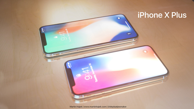 6.7寸iPhone X Plus概念機圖賞：設(shè)計照搬？看了內(nèi)心毫無波動