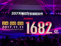 1682億破紀(jì)錄！2017天貓雙11全球狂歡節(jié)數(shù)據(jù)匯總