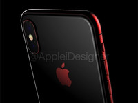 iPhone X新配色渲染圖曝光：紅黑撞色設(shè)計(jì)，有點(diǎn)騷氣