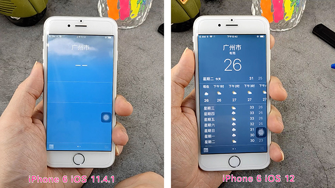 蘋果iOS 12測試：iPhone 6提速明顯 速度接近iPhone 7