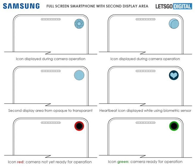三星挖孔屏有新專利？加入可透明屏幕 完美解決挖孔太難看