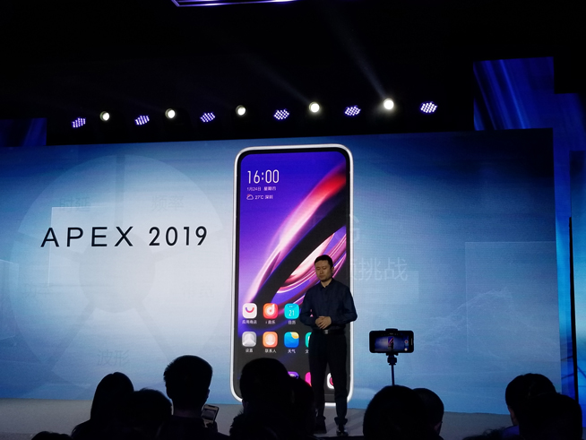 vivo APEX 2019發(fā)布：驍龍855+12GB 渾然一體無孔設(shè)計