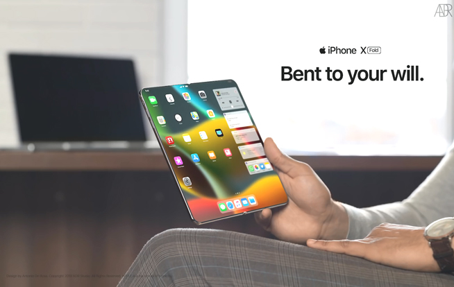iPhone X Fold折疊概念機(jī)：驚艷不輸三星華為 果粉看了忍不住