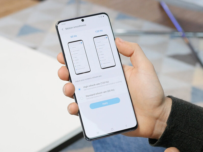 三星S20 Ultra的120Hz屏耗電如何？外媒實測告訴你