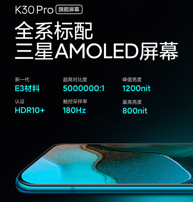 Redmi K30 Pro相機透露：6400萬四攝 還有雙OIS光學(xué)防抖